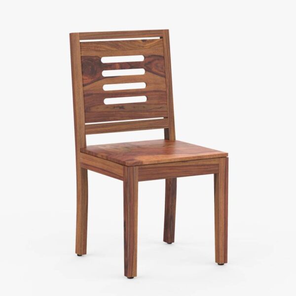 Solid Sheesham Wood Chair 45 L x 45 B x 89 H cm 17 71 L x 17 71 B x 35 H inches 1 Sunrise Exports