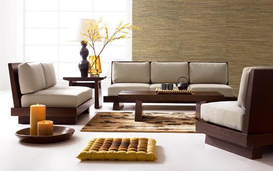 Buy Contemporary Wooden Sofa set online WSS079 Choose your combination 1 Sunrise Exports