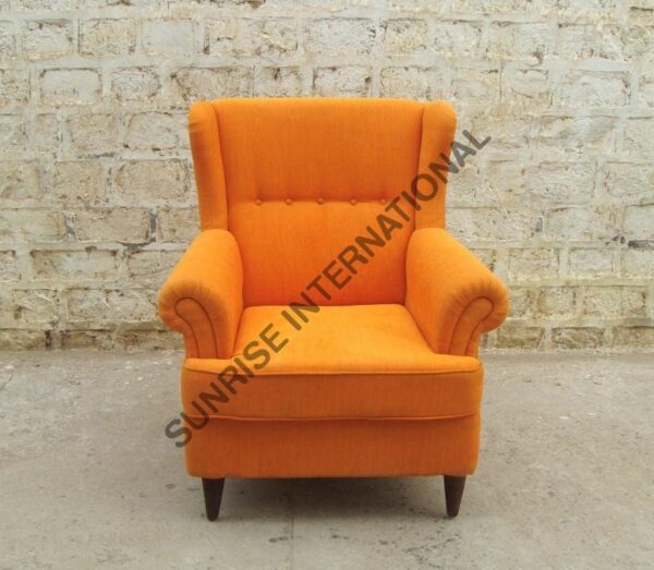 Buy High Back wooden Wing Chair online in India Lounge chair 6 Sunrise Exports