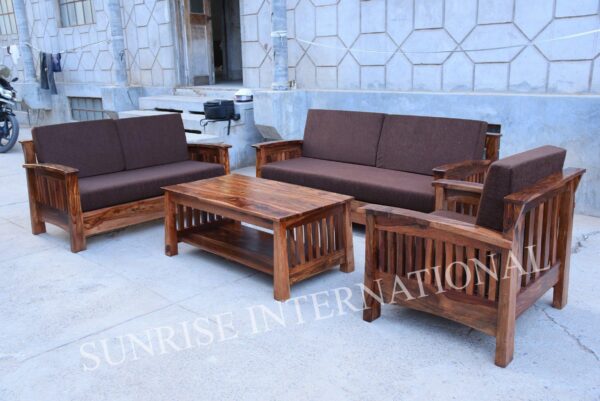 Contemporary Sheesham Wood Sofa set WSS177 Choose your combination 2 Sunrise Exports