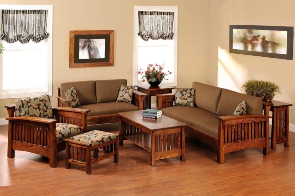 Contemporary Sheesham Wood Sofa set WSS177 Choose your combination Sunrise Exports
