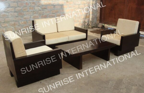 Contemporary Wooden Sofa Set 2 1 1 Center table with armrest de7c1dff 8efd 4f21 84c0 5fe7f37b3c4f Sunrise Exports