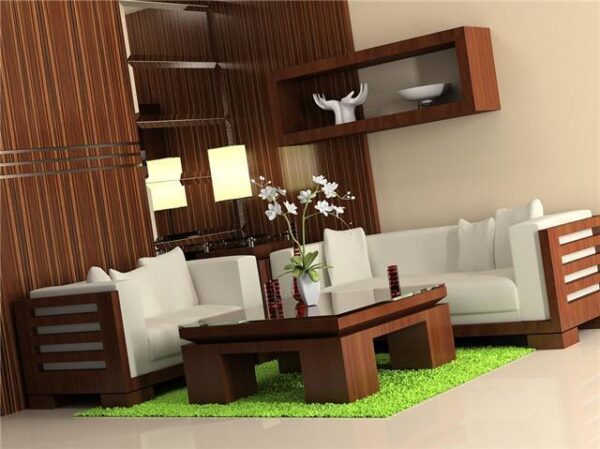 Contemporary Wooden Sofa set with 1 Center Table WSS180 Choose your combination 1 Sunrise Exports