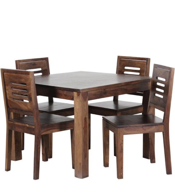 Contemporary Wooden Square Dining Table with 4 Chair Set 8c2d1cf5 6b62 4f5a 9acc 50d474ac027a 1 Sunrise Exports