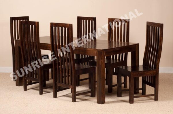 Dark Dakota Range Wood Dining table with 6 Chair set 7 pc set 37d36a5c faab 4511 b1d3 aa793e31cbc1 Sunrise Exports