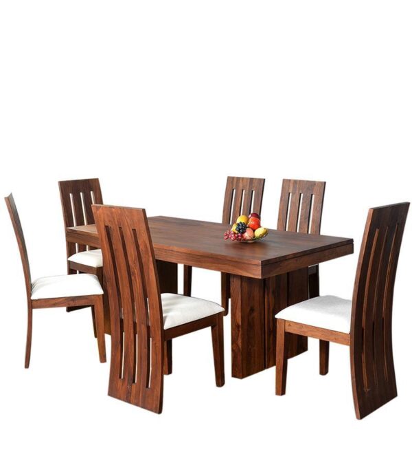 Designer Wooden Dining Table with 6 Chair Set DSET639 6b207fbb 0630 4dbb ab3c 5243100d8259 Sunrise Exports