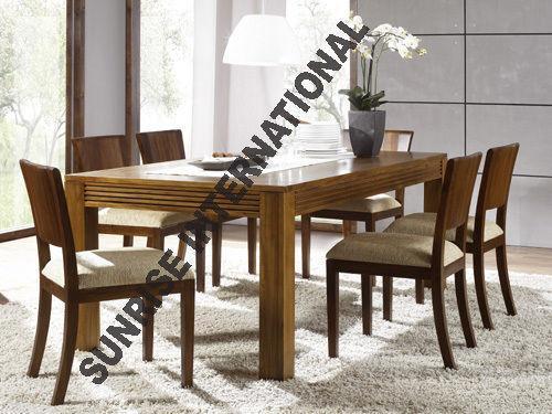 European Style Wooden Dining Set 1 Table 6 chairs d28e513f dc41 4762 9a18 181089e9234a Sunrise Exports