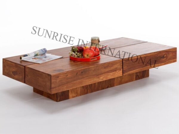 Handmade Wooden Rectangular Coffee Center table SUN WTC451 63b92d92 db6c 405a adb6 17ddb4131865 1 Sunrise Exports