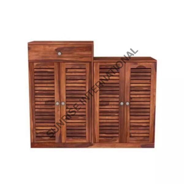 Home Furniture Wooden shoe rack cabinet sideboard 2 Sunrise Exports