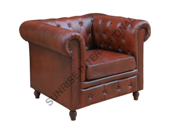 LIVING ROOM FURNITURE Designer Genuine Leather chesterfield sofa set choose your combination 10 Sunrise Exports