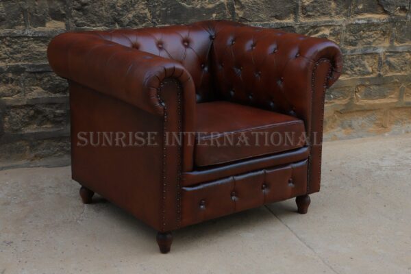 LIVING ROOM FURNITURE Designer Genuine Leather chesterfield sofa set choose your combination 4 scaled 1 Sunrise Exports