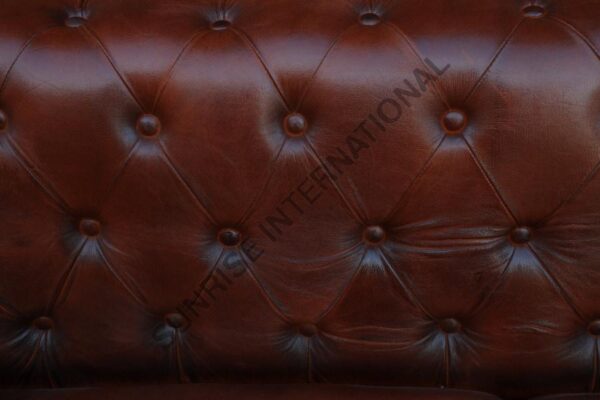 LIVING ROOM FURNITURE Designer Genuine Leather chesterfield sofa set choose your combination 5 Sunrise Exports
