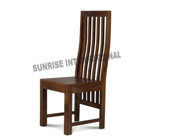 Solid Sheesham Wood Chair 45x45x110 H cms 17 71 x 17 71 x 43 30 H inches Sunrise Exports