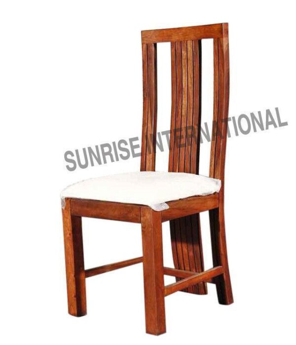 Solid wood 7 pcs Dining Set 1 Rectangular table 6 cushioned chair set 2 Sunrise Exports