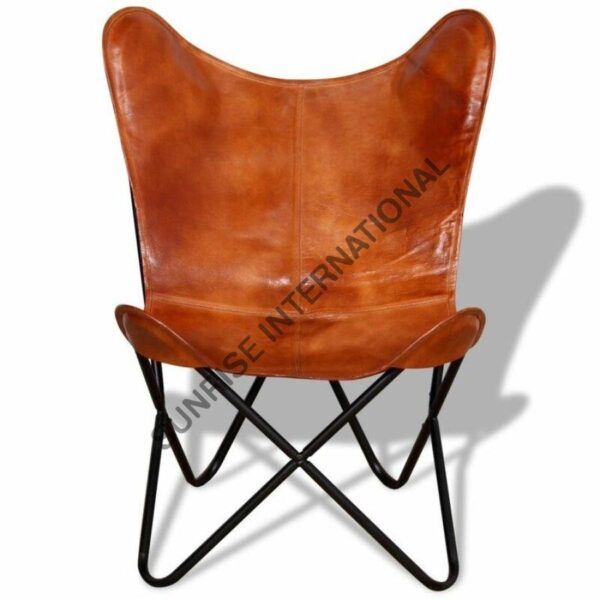 Vintage butterfly leather chair furniture 5 Sunrise Exports