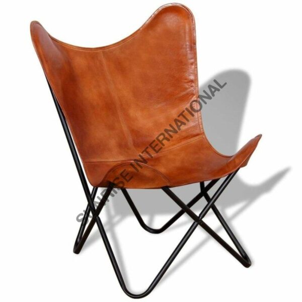 Vintage butterfly leather chair furniture 7 Sunrise Exports