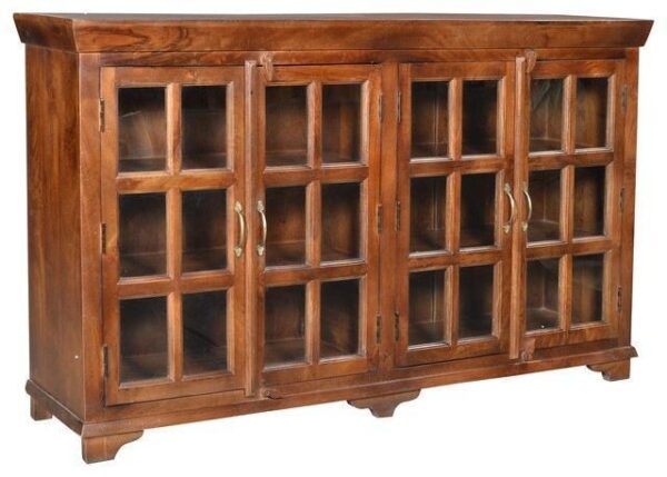 Wooden bookshelf display case Bookcase cabinet sideboard 717cbce3 5248 4e67 a549 3962e7c7961d Sunrise Exports