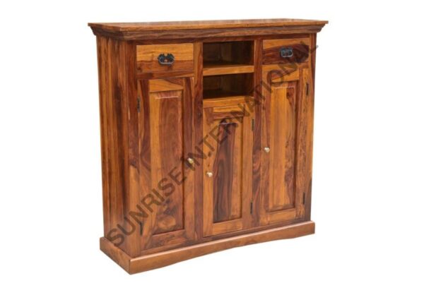 Wooden sideboard cabinet in solid sheesham wood contemporary design 295dc576 bd1c 4f9c 87ad 28f32caf8927 Sunrise Exports