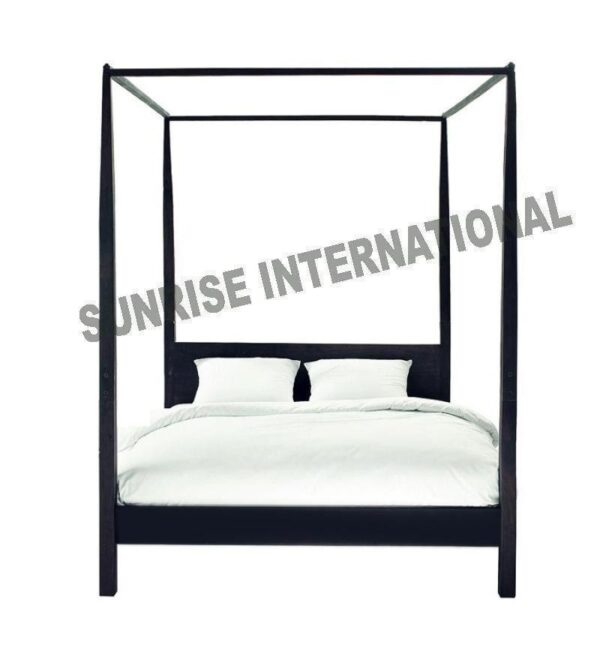 contemporary wooden king size poster double bed latest designs 3 Sunrise Exports