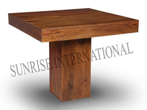 dakota 3pc wooden dining set 1 table 2 benches 2 Sunrise Exports