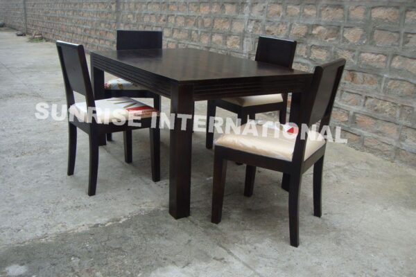 european style wooden dining set 1 table 4 chairs 2 Sunrise Exports