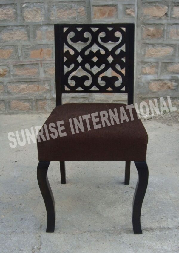 french style wooden dining table with 4 cushion chairs furniture set 2 Sunrise Exports