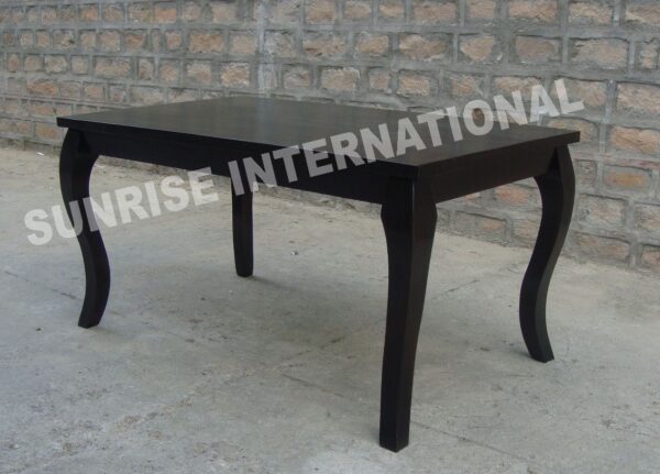 french style wooden dining table with 4 cushion chairs furniture set 3 Sunrise Exports