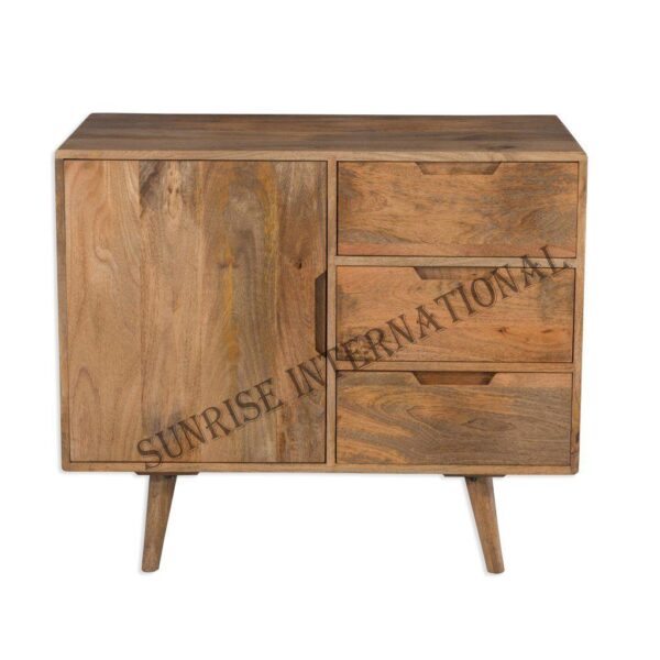 handmade wooden medium sideboard cabinet in retro style Sunrise Exports