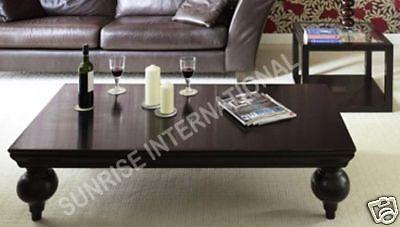 modern wood coffee center table with artistic legs 1 Sunrise Exports