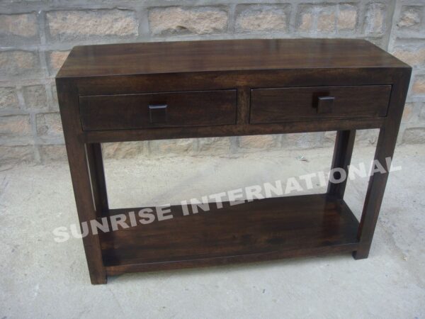 modern wood wooden console table dressing table hallway table 2 Sunrise Exports