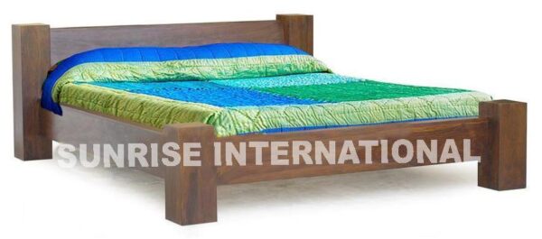 solid wood kuber king size bed Sunrise Exports