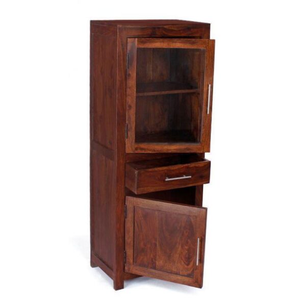 wooden book shelf display cabinet 2 Sunrise Exports